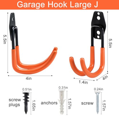 Garage Hooks Heavy Duty (10 Count)