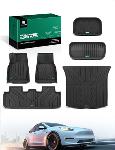 Automotive Floor Mats for Tesla Model Y Juniper 2025 2026 (6 Count)