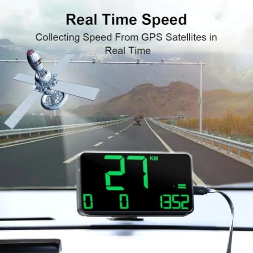 Digital GPS Speedometer Heads Up Display for Cars New HUD MPH Odometer Trip Meter for Trucks Golf cart All Vehicles