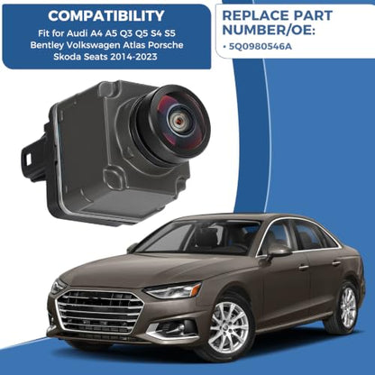 Front Camera Fit for Audi A4 A5 Q3 Q5 S4 S5 Bentley Volkswagen 2014