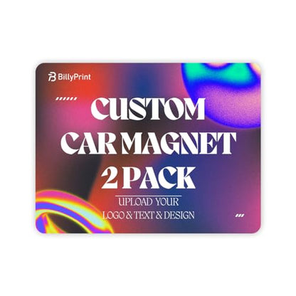 Custom Car Magnet for Business 2 (2 Count)