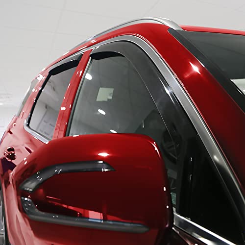 in Channel Extra Durable Rain Guards for Hyundai Palisade 2020