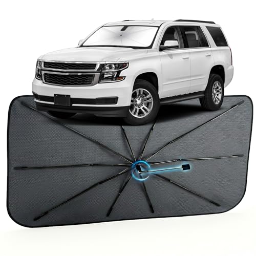 Car Windshield Sun Shade Umbrella for Chevrolet Tahoe 2015