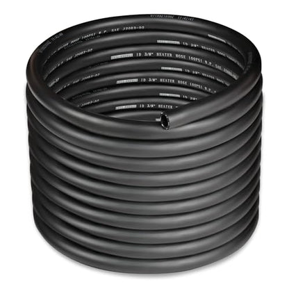3 8" Heater Hose Coolant Radiator Straight 100PSI SAE 20R3 25FT Black