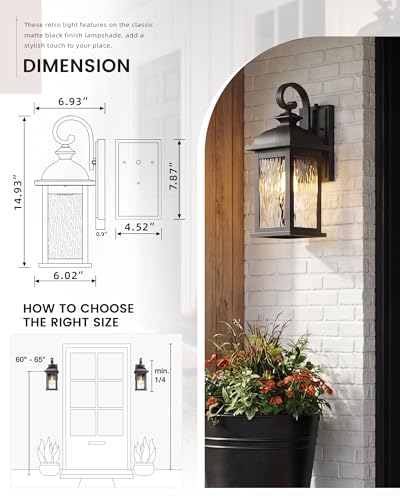 Dusk to Dawn Exterior Wall Sconce