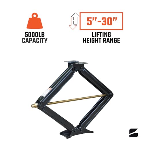 30" Scissor Jack with Crank Handle