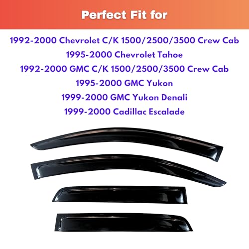 Rain Guards Fit for 1992