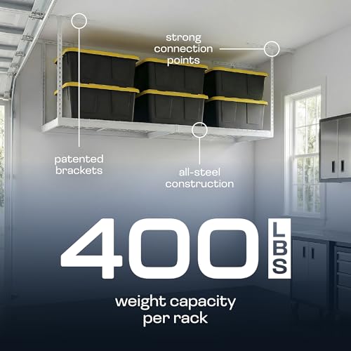 MonsterRax 2x8 Overhead Garage Storage Rack