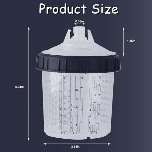 Disposable Paint Sprayer Mixing Cup for Automotive Paint Gun