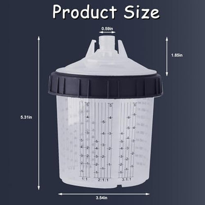 Disposable Paint Sprayer Mixing Cup for Automotive Paint Gun