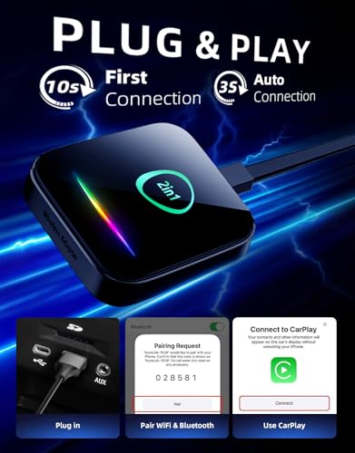 Wireless CarPlay Adapter & Android Auto Dongle