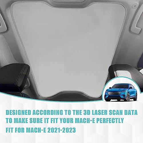 Foldable Roof Sunshade Compatible with Mustang Mach