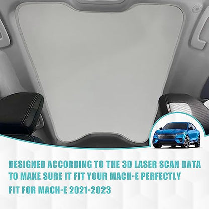 Foldable Roof Sunshade Compatible with Mustang Mach