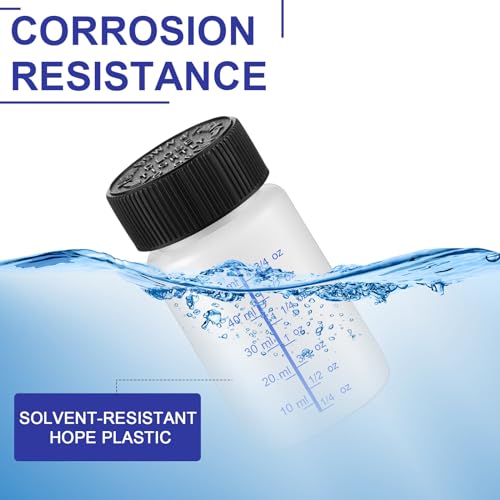 120 Pcs Touch up Paint Bottles with Applicator Brush and Lids 2 oz and 1 oz Liquid Capacity Plastic Leftover Touch up Paint Container with Mixing Ball for Fixing Wall Stone Chip Car Surface