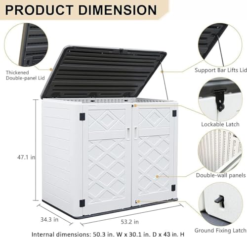 Larger Outdoor Storage Shed Weather Resistance