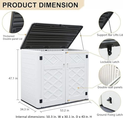 Larger Outdoor Storage Shed Weather Resistance