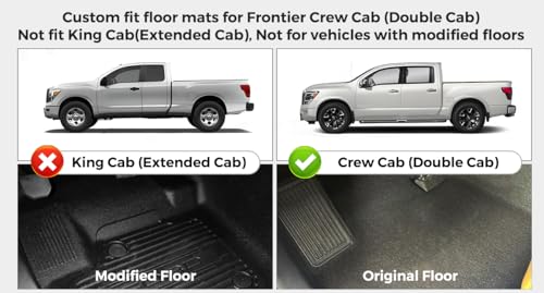 Car Floor Mats for Nissan Frontier 2008 (4 Count)