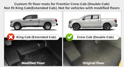 Car Floor Mats for Nissan Frontier 2008 (4 Count)
