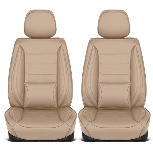 Curated Elite Leather Seat Covers for Cars & SUVs (2 Count)