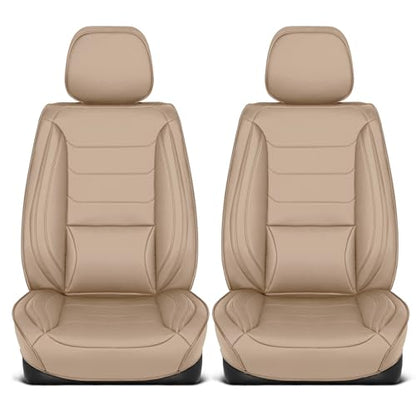 Curated Elite Leather Seat Covers for Cars & SUVs (2 Count)