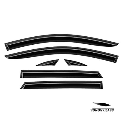 Tape on Extra Durable Rain Guards for Ford Edge 2015