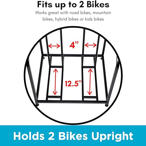 Bike Rack Garage Storage Floor Stand