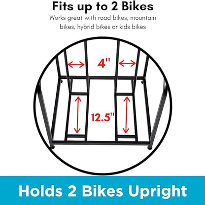 Bike Rack Garage Storage Floor Stand