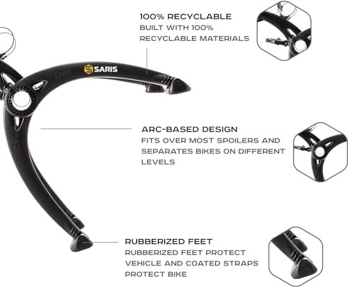 Bones Car Trunk Bicycle Rack Carrier (2 Count)