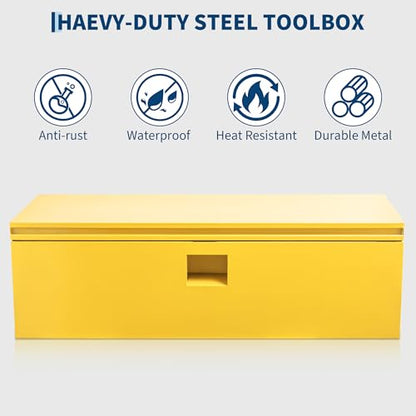 15"X15"X36" Heavy Duty Steel Truck Bed Tool Box