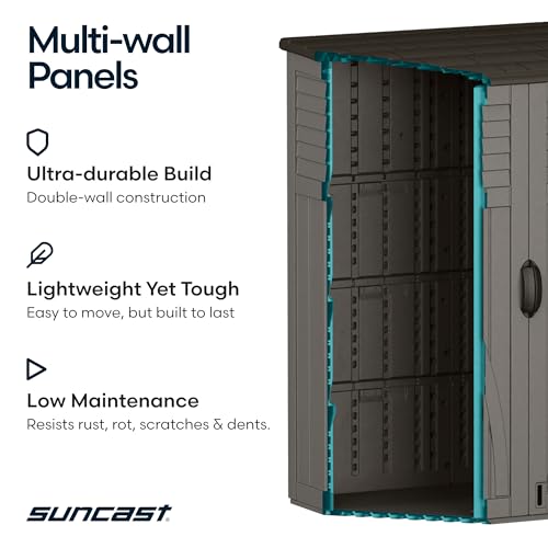 54 Cu Ft Medium Vertical Storage Shed