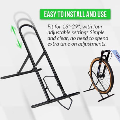 Folding Bike Floor Stand Rack (75.2 Ounce)