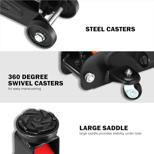 Floor Jack with Socket and Lock