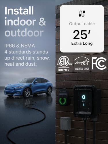 Level 2 EV Charger J1772 40A NEMA 14