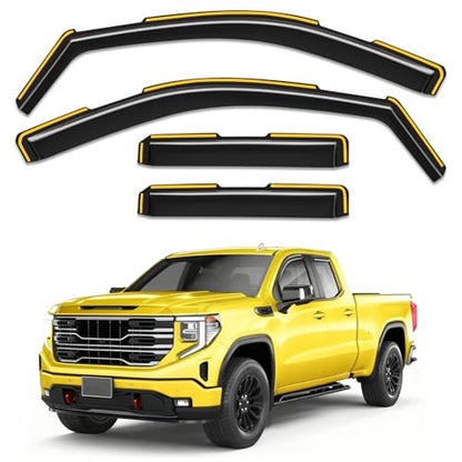 Window Visors Rain Guards for 2019 (4 Count)