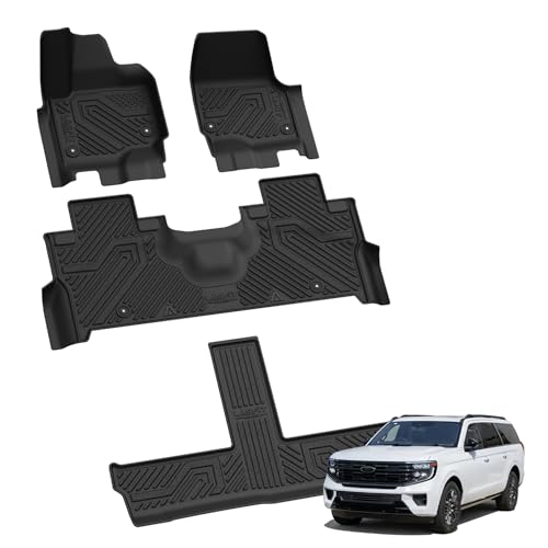 Floor Mats for Ford Expedition Max 2025 2026 2027 Fit 8 Seats