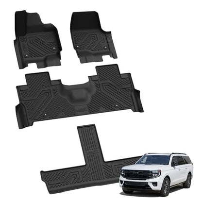 Floor Mats for Ford Expedition Max 2025 2026 2027 Fit 8 Seats