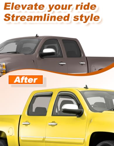 Window Rain Guards for 2007 (4 Count)