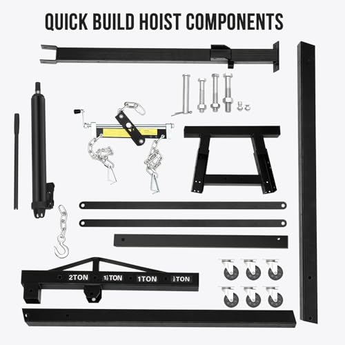 2 Ton Hydraulic Engine Hoist with Lever Stabilizer
