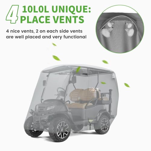 650D Golf Cart Cover for 2