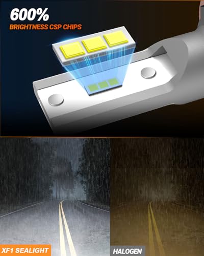 2504 PSX24W LED Fog Light Bulbs (2 Count)