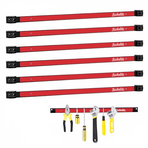 6 Pieces 24" Magnetic Tool Holder Strip (6 Count)