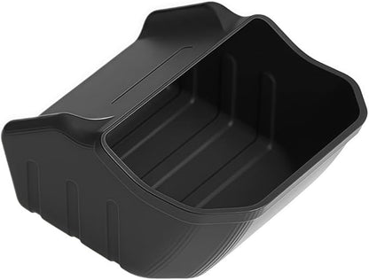 GGCLIMAX Car Organizer Compatible for Tesla Model 3 Highland 2024 Rear Seat Storage Box Silicone Organizer Tray Below Rear Air Outlet Custom Fit Interior Accessory(Model 3 black 1pc)