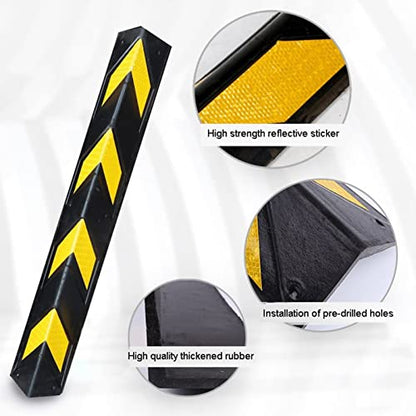 Reflective Rubber Wall Corner Guard