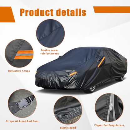 7 Layers Waterproof Car Cover for Nissan Sentra 2000