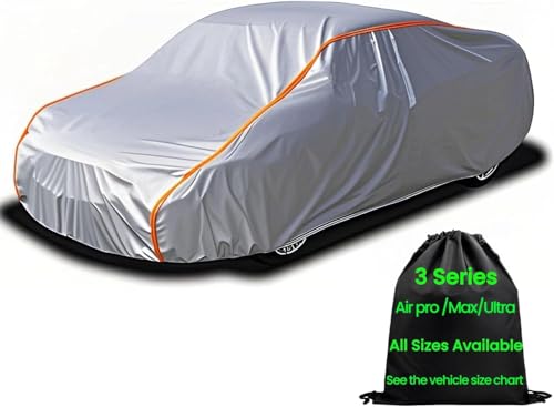 Waterproof Sport Car Cover Small Outdoor Car Cover for Automobiles All Weather Waterproof for All Weather Inner Soft Sport Car 163" to 178"