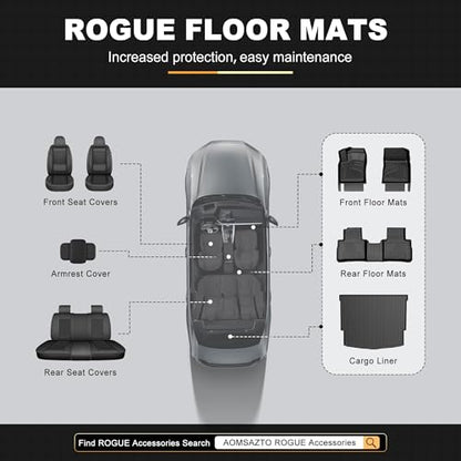 Floor Mats Set for Nissan Rogue 2021