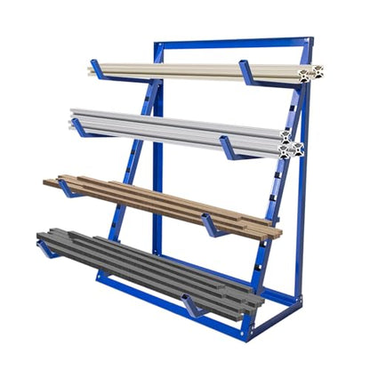 4 Tier Steel Horizontal Storage Rack (32000 Ounce)