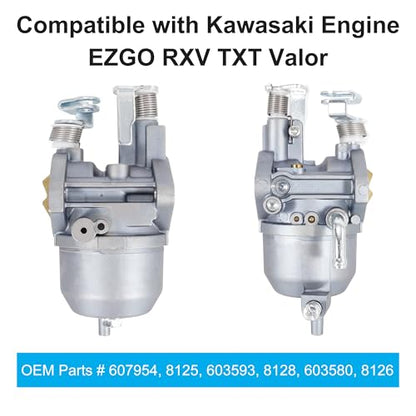 Carburetor Compatible with Kawasaki Engine EZGO RXV