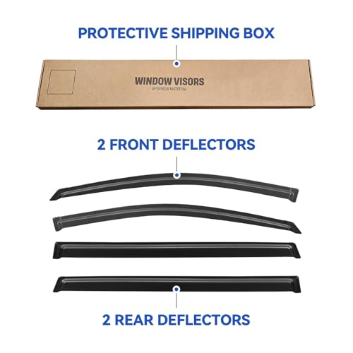 Window Visors Rain Guards for 2004