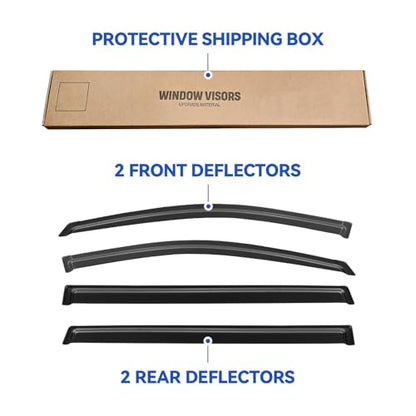 Window Visors Rain Guards for 2004